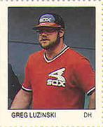 1983 Fleer Stamps #NNO Greg Luzinski Front