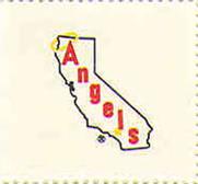1983 Fleer Stamps #NNO California Angels Front