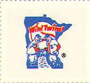 1983 Fleer Stamps #NNO Minnesota Twins Front
