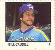 1983 Fleer Stamps #NNO Bill Caudill Front