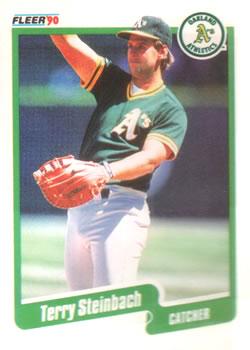 1990 Fleer Canadian #20 Terry Steinbach Front
