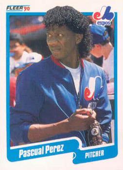 1990 Fleer Canadian #358 Pascual Perez Front