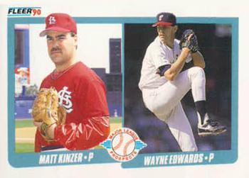 1990 Fleer Canadian #652 Matt Kinzer / Wayne Edwards Front
