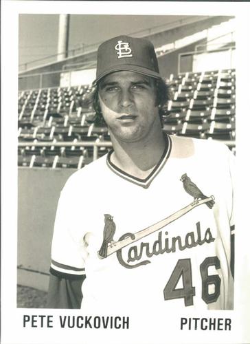 1979 St. Louis Cardinals Photos 5x7 #NNO Pete Vuckovich Front