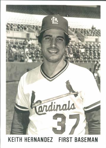 1979 St. Louis Cardinals Photos 5x7 #NNO Keith Hernandez Front