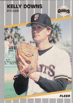 1989 Fleer - Glossy #326 Kelly Downs Front