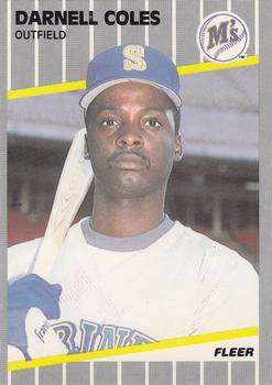 1989 Fleer - Glossy #544 Darnell Coles Front