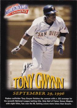 1997-98 Fleer Million Dollar Moments #46 Tony Gwynn Front