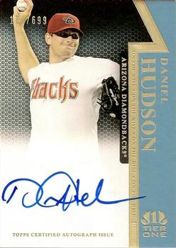 2011 Topps Tier One - On The Rise Autographs #OR-DH Daniel Hudson Front