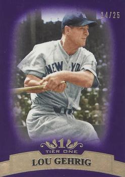 2011 Topps Tier One - Purple #4 Lou Gehrig Front