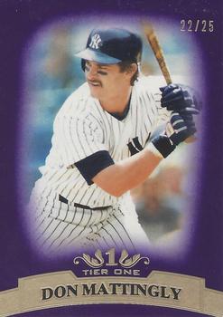 2011 Topps Tier One - Purple #23 Don Mattingly Front