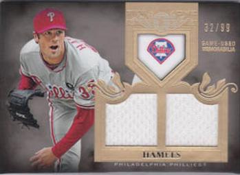 2011 Topps Tier One - Top Shelf Relics Dual #TSR25 Cole Hamels Front