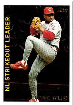 1995 Topps - League Leaders #LL47 Jose Rijo Front