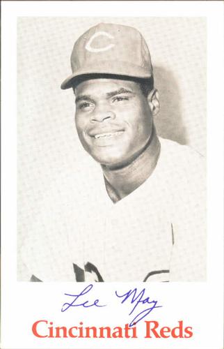 1968 Cincinnati Reds Photocards #NNO Lee May Front