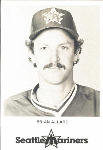 1982 Seattle Mariners Postcards #NNO Brian Allard Front