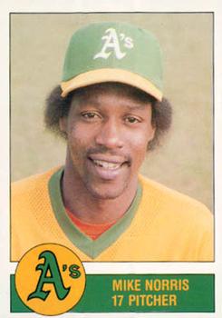 1981 Granny Goose Oakland Athletics #NNO Mike Norris Front