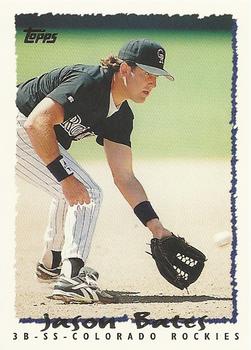 1995 Topps Traded & Rookies #100T Jason Bates Front