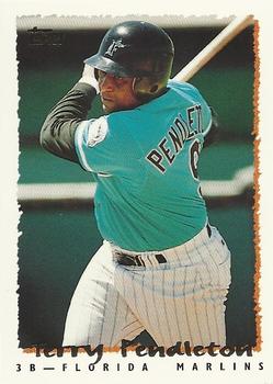 1995 Topps Traded & Rookies #105T Terry Pendleton Front