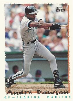 1995 Topps Traded & Rookies #155T Andre Dawson Front