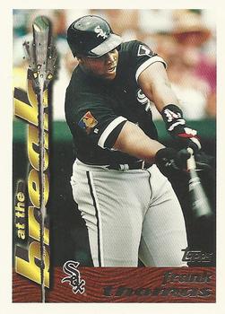 1995 Topps Traded & Rookies #1 Frank Thomas Front