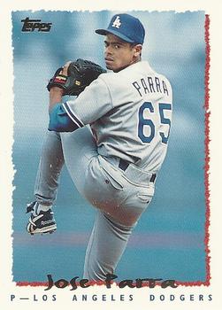 1995 Topps Traded & Rookies #58T Jose Parra Front