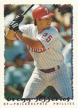 1995 Topps Traded & Rookies #77T Gregg Jefferies Front