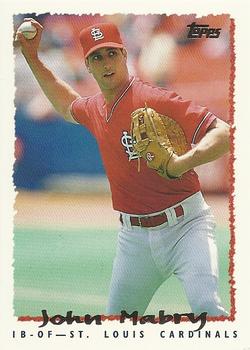 1995 Topps Traded & Rookies #83T John Mabry Front