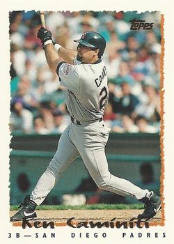 1995 Topps Traded & Rookies #85T Ken Caminiti Front