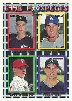 1995 Topps Traded & Rookies #88T Pat Ahearne / Gary Rath / Larry Wimberly / Robbie Bell Front