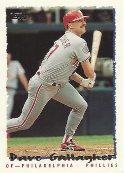1995 Topps Traded & Rookies #90T Dave Gallagher Front