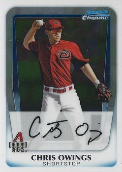 2011 Bowman Chrome - Prospects #BCP202 Chris Owings Front