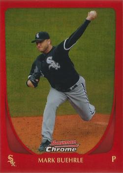 2011 Bowman Chrome - Red Refractors #133 Mark Buehrle Front