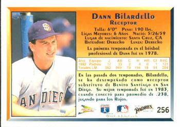 1993 Pacific Spanish #256 Dann Bilardello Back
