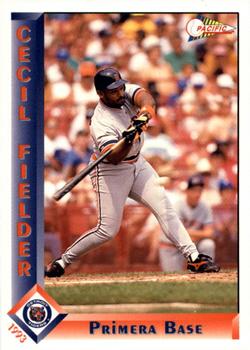 1993 Pacific Spanish #107 Cecil Fielder Front