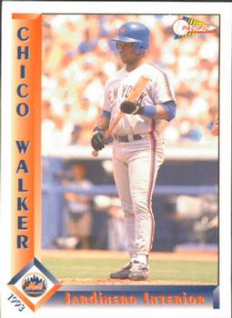 1993 Pacific Spanish #549 Chico Walker Front