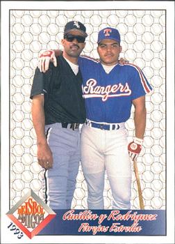 1993 Pacific Spanish - Beisbol Amigos #4 Ozzie Guillen / Ivan Rodriguez Front