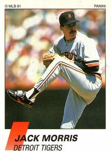 1991 Panini Stickers (Canada) #296 Jack Morris Front