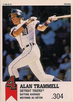 1991 Panini Top 15 (Canada) #8 Alan Trammell Front