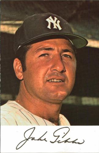 1971 New York Yankees Clinic Day Postcards #NNO Jake Gibbs Front