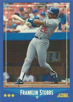 1988 Score - Glossy #147 Franklin Stubbs Front