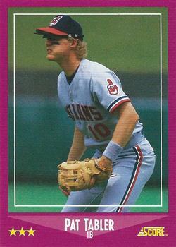 1988 Score - Glossy #23 Pat Tabler Front