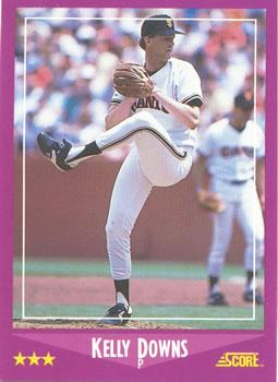1988 Score - Glossy #27 Kelly Downs Front