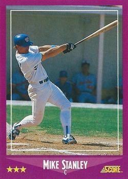 1988 Score - Glossy #47 Mike Stanley Front