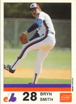 1983 Stuart Bakery Montreal Expos #29 Bryn Smith Front