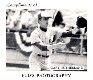 1969 Fud's Photography Montreal Expos #NNO Gary Sutherland Front