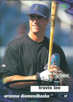 1998 SkyBox Dugout Axcess #1 Travis Lee Front
