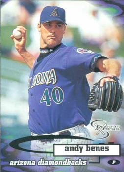 1998 SkyBox Dugout Axcess #3 Andy Benes Front