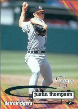 1998 SkyBox Dugout Axcess #66 Justin Thompson Front