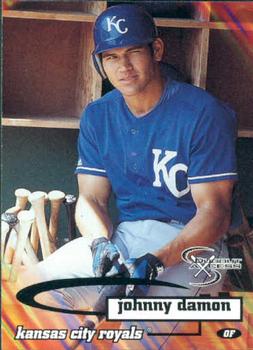 1998 SkyBox Dugout Axcess #69 Johnny Damon Front
