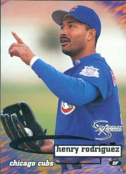 1998 SkyBox Dugout Axcess #8 Henry Rodriguez Front